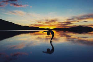 Sunset yoga